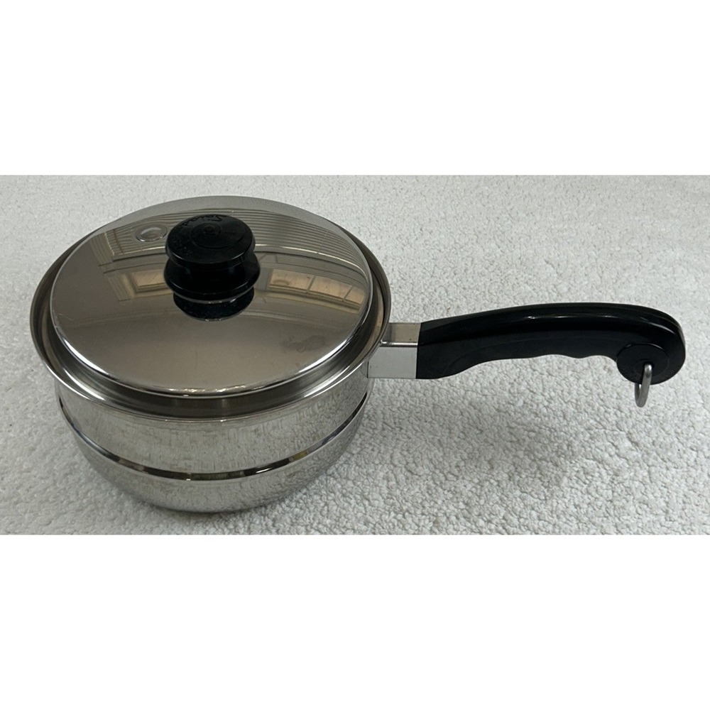 SaladMaster 8" Stainless Steel Steamer Insert Colander Strainer w/Vapo Lid - USA